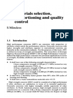 Materials Selection, Proportioning and Quality Control: S Mindess