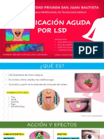 Intoxicación Aguda Por LSD: Universidad Privada San Juan Bautista