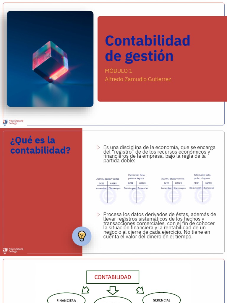 Contabilidad de Gestión Módulo 1 Alfredo Zamudio Gutierrez PDF
