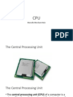 CPU brains computer
