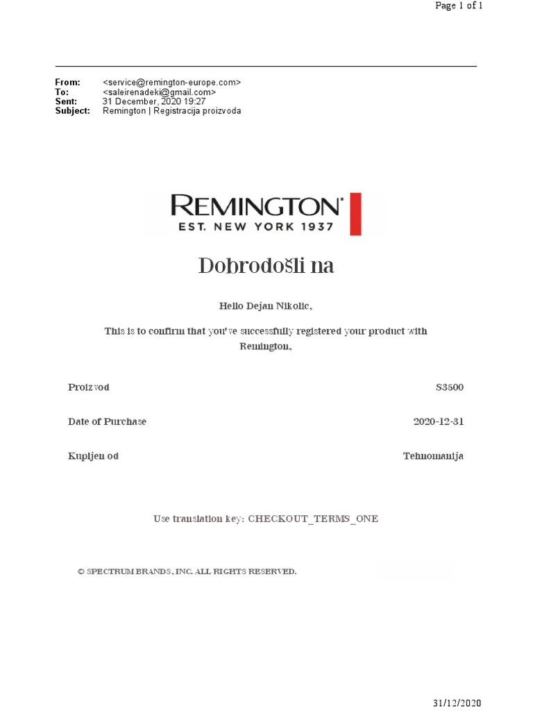 Remington PDF
