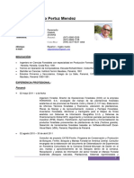 Edgard Oswaldo Pertuz Mendez: Datos Personales