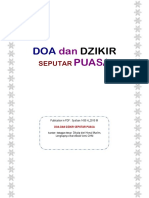 DOA dan DZIKIR. Publication in PDF _ Sya'ban 1435 H_2015 M DOA DAN DZIKIR SEPUTAR PUASA