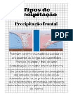 Tipos de Precipitação: Frontal, Orográfica e Convectiva