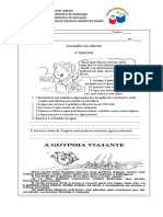 4º Ano - Ciências - Avaliação 2 - 3 TRIMESTRE