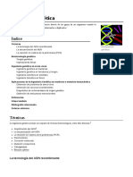 Ingeniería Genética: Índice