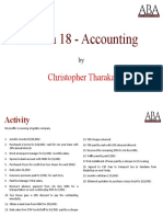 Lesson 18 - Accounting: Christopher Tharaka