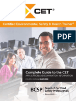 Certified Environmental, Safety & Health Trainer: Complete Guide To The CET