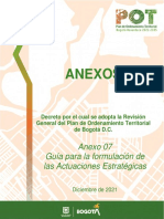 Anexos: Anexo 07 Guía para La Formulación de Las Actuaciones Estratégicas