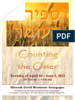Counting The Omer 2022