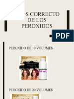 Usos Correcto de Los Peroxidos