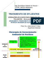 Aula 8 Operações Unitárias Físicas Nível Preliminar