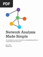 Eric Ma and Mridul Seth - Network Analysis Made Simple An Introduction To Network Analysis and Applied Graph Theory Using Python and NetworkX-leanpub - Com (2021)