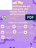 Rehabilitación en Patologías Del Tejido Óseo y Articulación