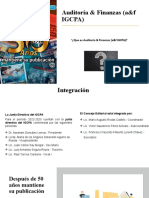 ¿Que Es Auditoría & Finanzas (A&f IGCPA) ?