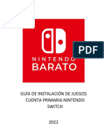 Guía de Instalación Juegos Nintendo Switch