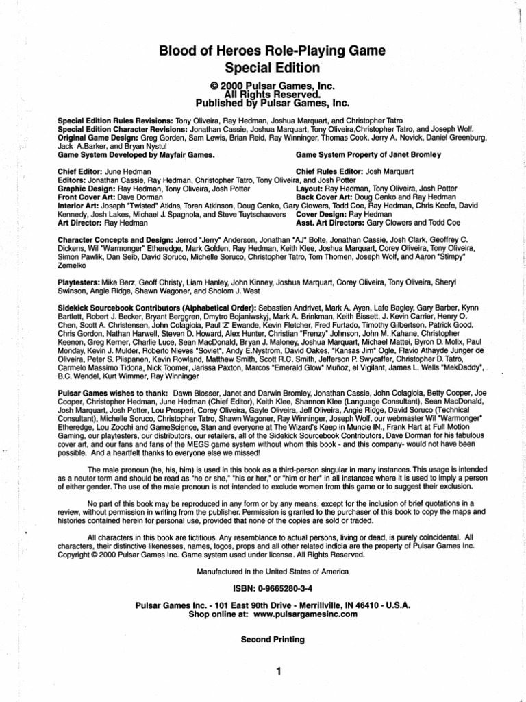Blood of Heroes - Special Edition | PDF
