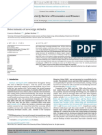 Determinant of Sovereign Defaults - 1