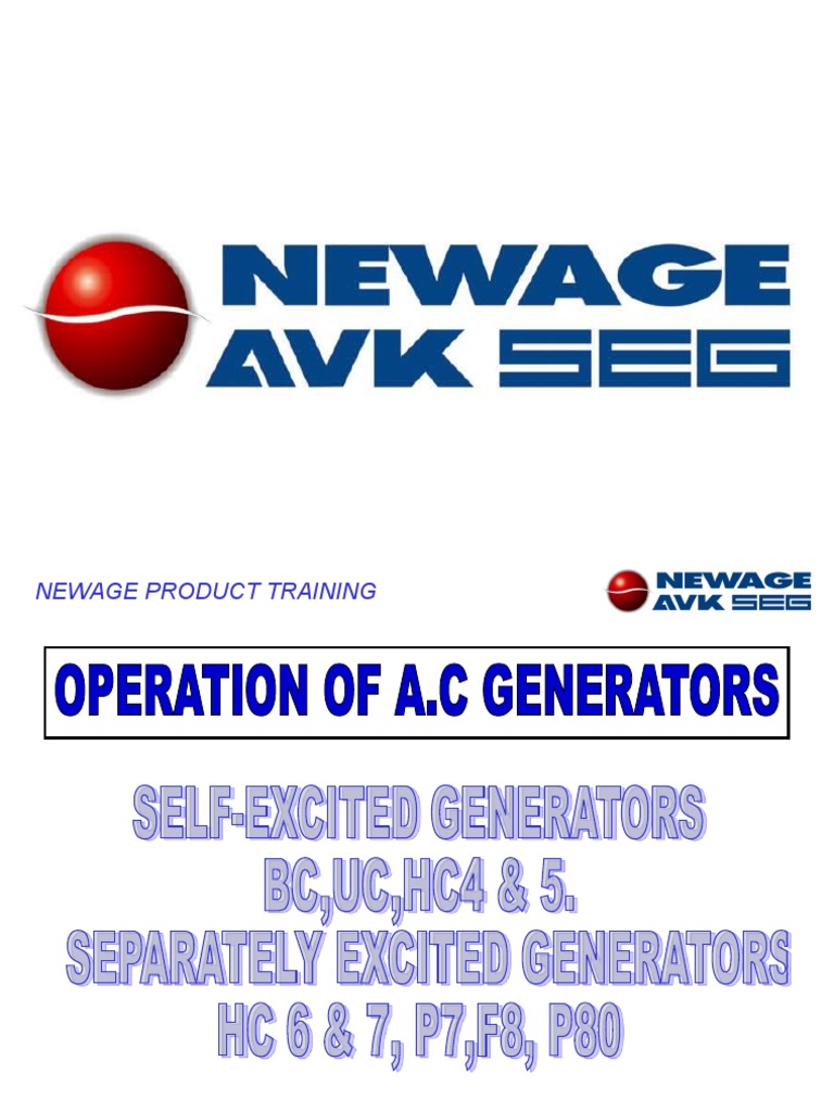 Newage Generator Excitation Training | PDF | Rectifier | Diode