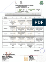 Matematicas II Rubrica (Bloque I) EXAMEN