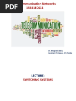 Lecture - Switching Systems and Multistage Network