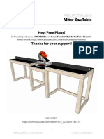 Hey! Free Plans!: Miter Saw Table