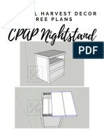 CPAP Nightstand: Eternal Harvest Decor Free Plans