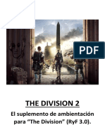 The Division 2: El Suplemento de Ambientación para "The Division" (Ryf 3.0)