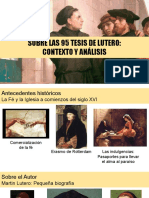 Sobre Las 95 Tesis de Lutero: Contexto Y Análisis