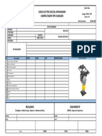 Check List Pre Uso Del Apisonador Compactador Tipo Canguro: Codigo: SSOMA - F06