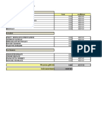 Fiche Technique Menu La Carte