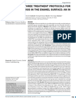 Influence of Three Treatment Protocols For Dental Fluorosis in The Enamel Surface: An in Vitro Study