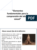 Elementos Fundamentales para La Comprensión Del Abuso Sexual