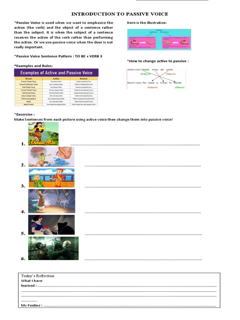 Introduction To Passive Voice | PDF | Language Mechanics | Cognition