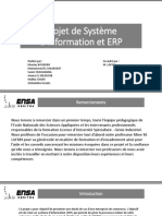 Projet de Système D'information Et ERP