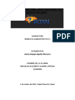 Asignatura Derecho Administrativo Ii: Jenny Suyapa Aguilar Reconco