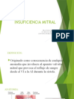 Insuficiencia Mitral: María Belén Obando Macías R1 Servicio de Cardiologia Corporacion Medica San Martin