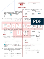 Escolar: Examen Semanal Aritmética