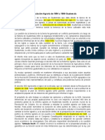 La Regulación Agraria de 1954 A 1996 Guatemala