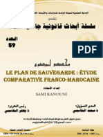 Master Le Plan de Sauvgarde Etude Comparative Franco Maroccain