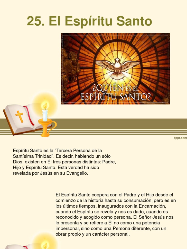 El Espíritu Santo | PDF | espíritu Santo | Sacramentos