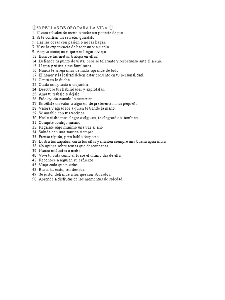 Consejos de Vida para el Éxito Personal | PDF