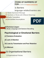 Semantic Barriers The Chief Language-Related Barriers Are:: 4 Classifications of Barriers of Communication