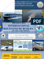 Registro Internacional Boliviano de Buques: Cap. Frag. John Carvajal Unidad de Relaciones Internacionales Del Ribb