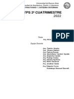 Guía de Tps 2º Cuatrimestre: Estructuras 1 - Cátedra Cisternas