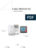 Partes Del Proyecto: Sistema de Seguridad