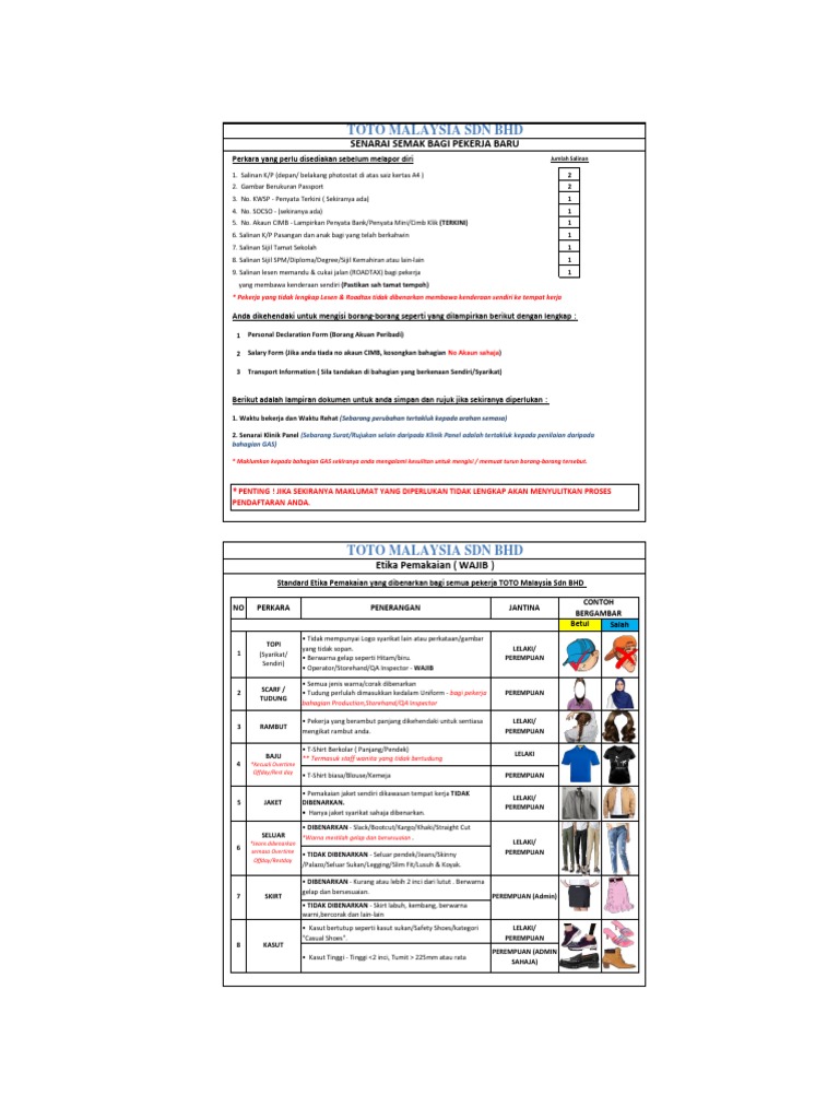 Checklist For New Intake - DIRECT | PDF