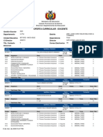 Oferta Curricular - Docente: Ministerio de Educación Estado Plurinacional de Bolivia Direccion Departamental de Educación