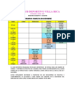 Horario Marzo Diciembre