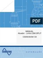 Manual Atuador - Linha CSM SPLIT